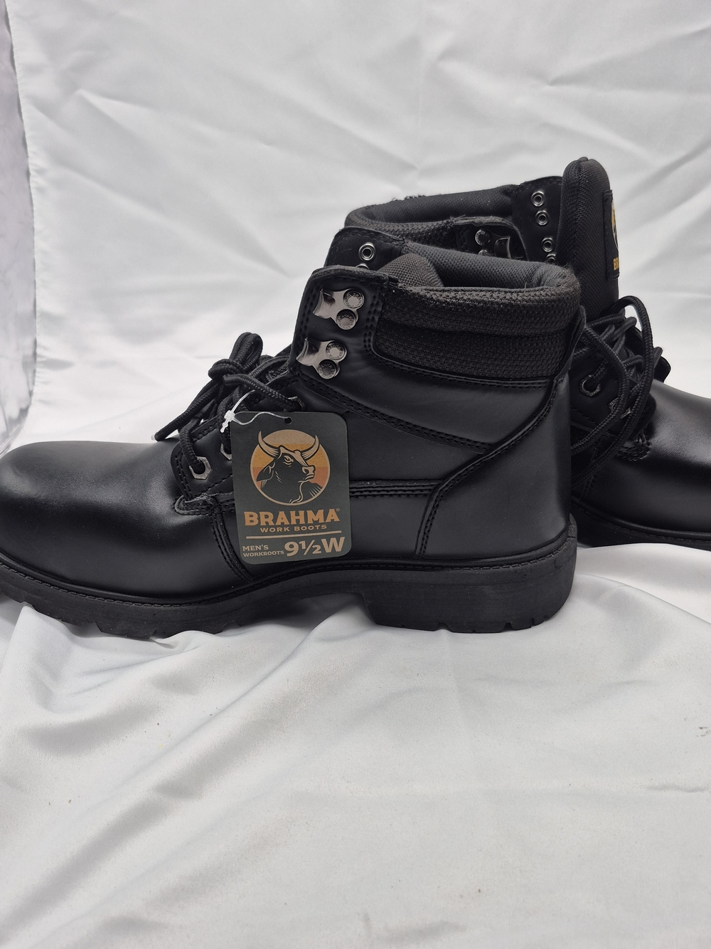 Brahma Men's Black Work Boots